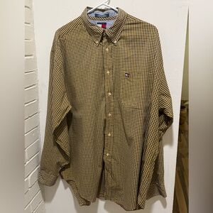 Vintage Tommy Hilfiger Checkered Button Down Shirt
